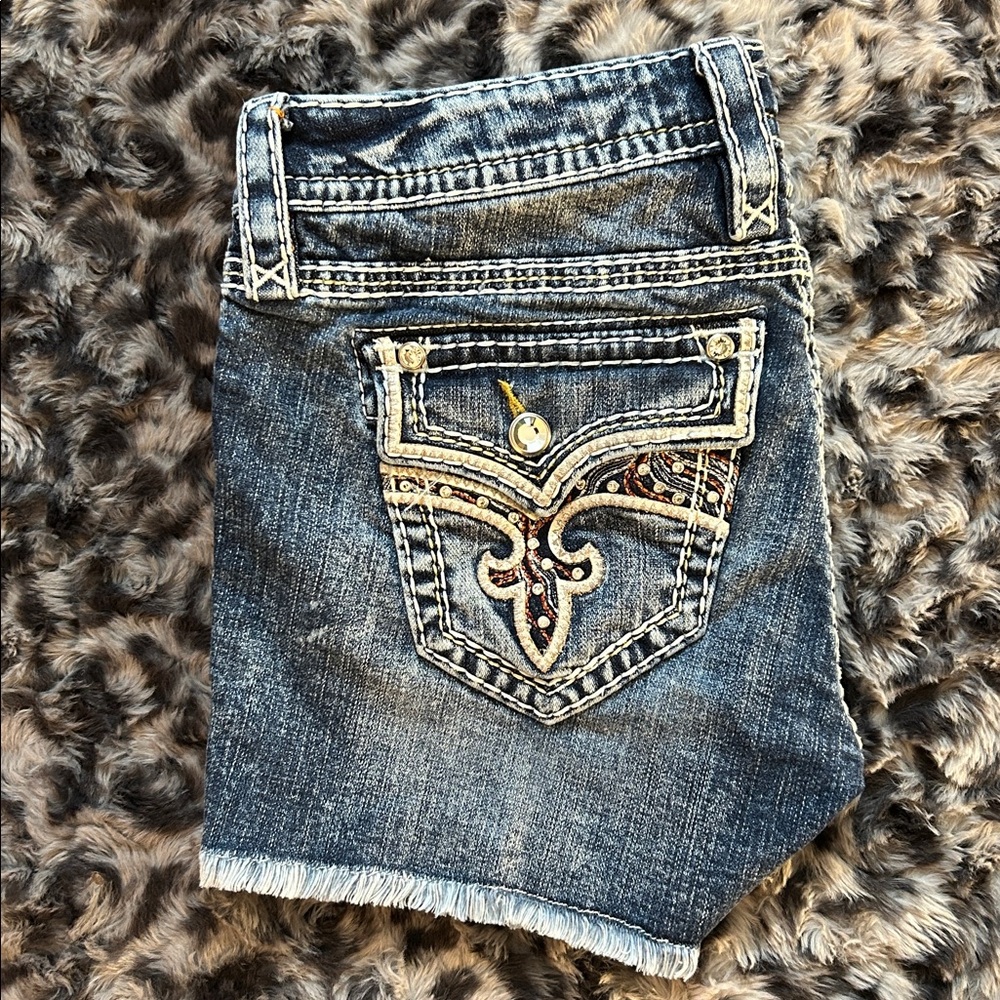 Rock Revival Bambi Jean Shorts TAG SIZE 30 - Picture 3 of 16